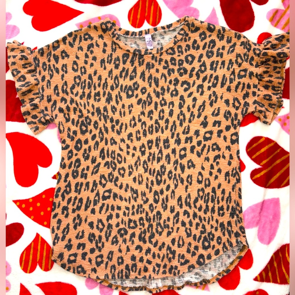 Cheetah Print Blouse